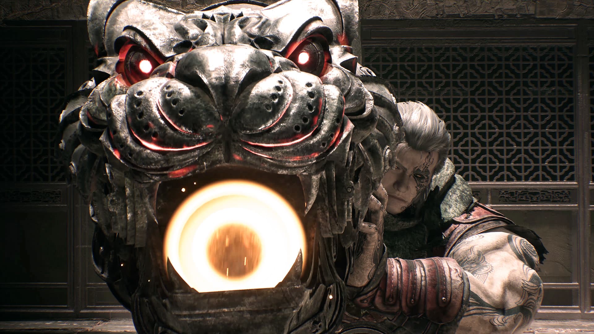 Tiger Cannon Prosthetic • Dragonflame Gauntlet